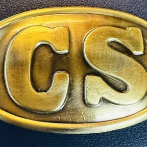 CS Brass Oval Belt Buckle