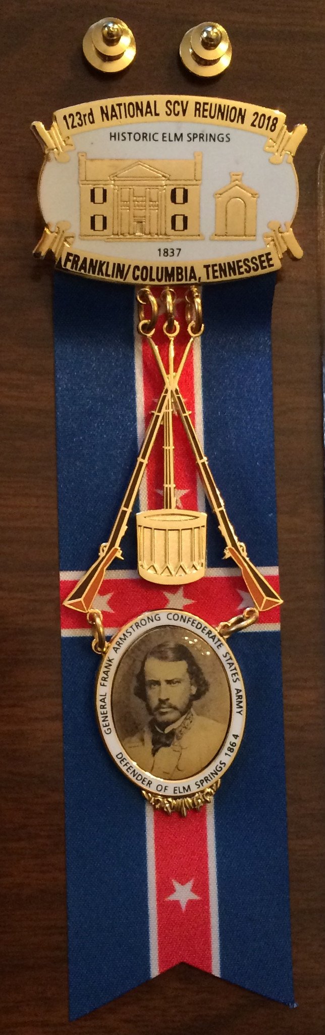 2018 SCV Numbered Reunion Medal - Sons of Confederate Veterans