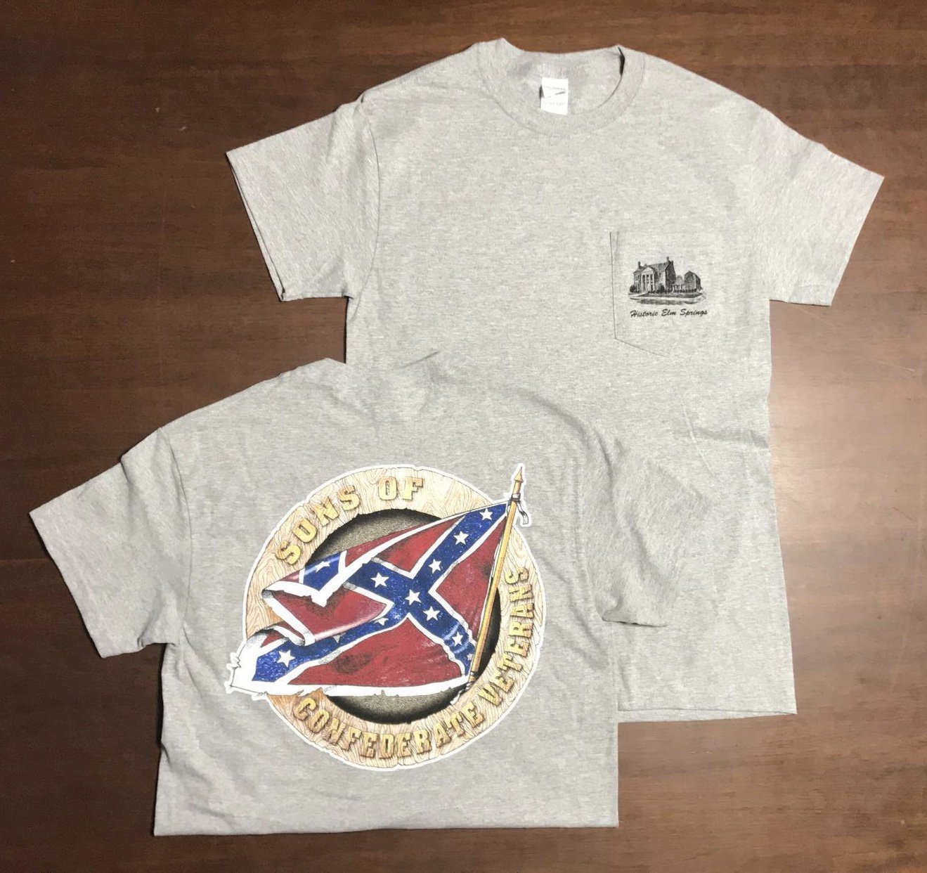 Elm Springs Pocket Tee – Sons of Confederate Veterans