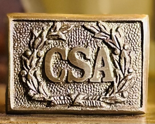 CSA Wreath Belt Buckle – Sons of Confederate Veterans