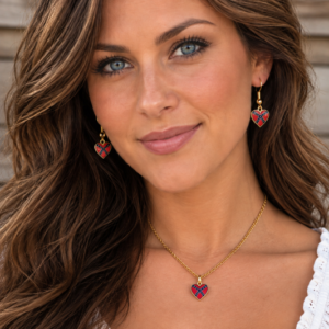 Battle Flag Heart Jewelry