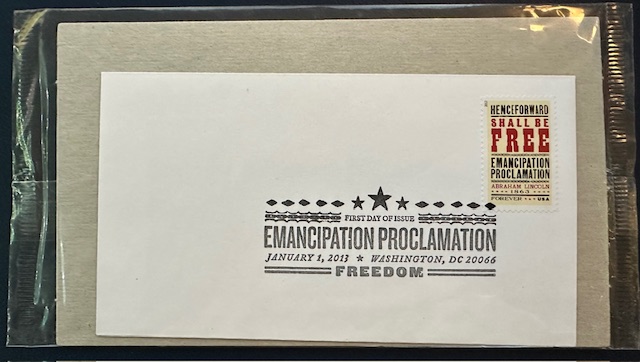 USPS Stamps from 2013 - Emancipation Proclamation - Image 5