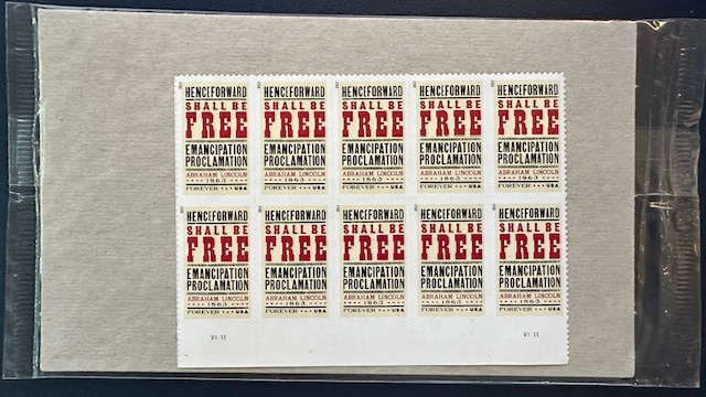 USPS Stamps from 2013 - Emancipation Proclamation - Image 3