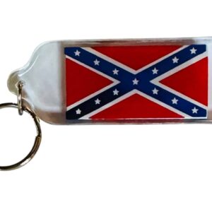 Acrylic Battle Flag Keychain