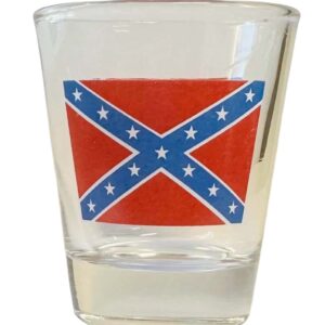 Battle Flag Shot Glass - 2oz