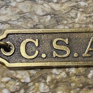 Brass CSA Keychain