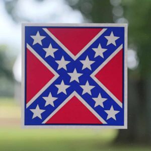 Battle Flag Window Cling