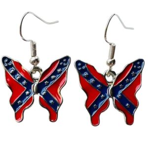Butterfly Battle Flag Earrings