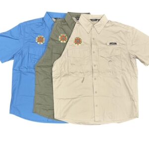 Eddie Bauer SCV Logo Fishing Shirt