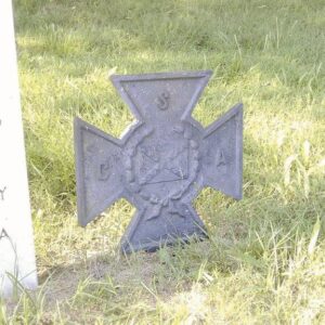 Southern Cross of Honor Cast Iron Grave Marker