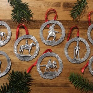 Monument Avenue Pewter Ornaments