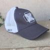 SCV Low Profile Logo Gray Fitted Cap with White Mesh