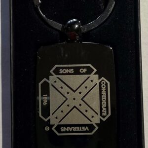 Logo Carbon Fiber Etched Keychain