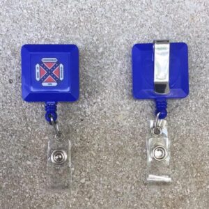 Square Retractable Badge Holder