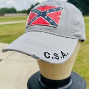 Rustic CSA Battle Flag Ball Cap