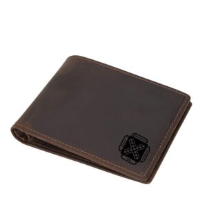 SCV Logo Leather Bi-Fold Wallet