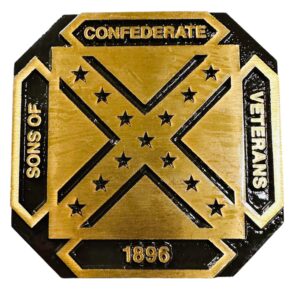 SCV Logo Bronze Grave Marker - MADE IN USA