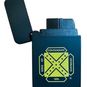 SCV Logo Butane Lighter - Matte Black