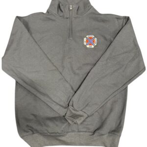 SCV Logo 1/4 Zip Cadet Collar Pullover Sweatshirt